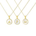 Colar feminino com a letra D217 1