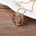 Colar feminino com a letra D286 13