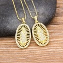 Colar feminino com a Virgem Maria 1