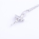 Colar Feminino com Bailarina G607 5