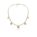 Colar feminino com borboletas G714 2