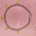 Colar feminino com borboletas G745 7