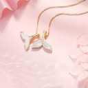 Colar feminino com cauda de sereia D651 6