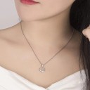 Colar feminino com círculo D409 6