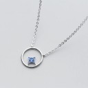 Colar Feminino com Círculo G645 5