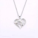 Colar feminino com coração C1022 4