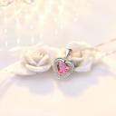 Colar Feminino com Coração D419 5