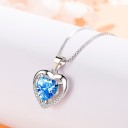 Colar feminino com coração D566 6