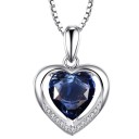 Colar feminino com coração D603 3