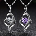 Colar feminino com cristal M123 1