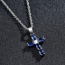 Colar feminino com cruz D96 3