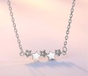 Colar feminino com estrelas D598 2