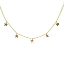 Colar feminino com estrelas M93 4