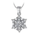 Colar feminino com floco de neve D812 5