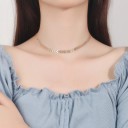 Colar feminino com folhas G587 2