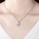 Colar feminino com golfinhos D441 2