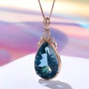 Colar feminino com gota D513 5