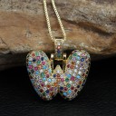 Colar feminino com letra do alfabeto D352 27