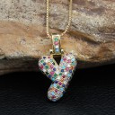 Colar feminino com letra do alfabeto D352 29