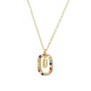 Colar feminino com letra do alfabeto D697 27