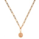 Colar feminino com letras do alfabeto D76 U