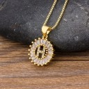 Colar feminino com letras do alfabeto G756 10