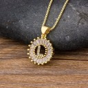 Colar feminino com letras do alfabeto G756 14