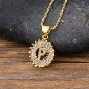 Colar feminino com letras do alfabeto G756 18