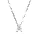 Colar feminino com letras do alfabeto M65 A