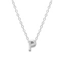 Colar feminino com letras do alfabeto M65 P