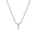 Colar feminino com letras do alfabeto M65 Y