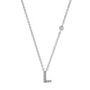 Colar feminino com letras do alfabeto M99 L