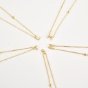 Colar feminino com letras do alfabeto M99 2