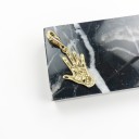 Colar feminino com mão e estrela 5