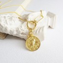 Colar feminino com moeda M120 4