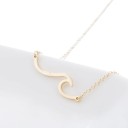 Colar feminino com onda do mar 3