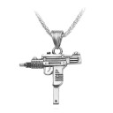 Colar feminino com pendente arma G834 11