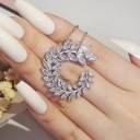 Colar feminino com pendente D417 15