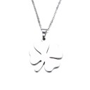Colar feminino com pendente de trevo 5