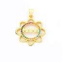 Colar feminino com pendente mãe D278 2