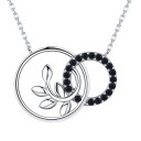 Colar feminino com pendente unido D763 1