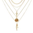 Colar feminino com pendentes G812 17