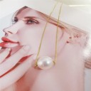 Colar feminino com pérola D433 4