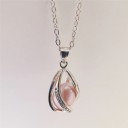 Colar feminino com pérola D595 7