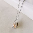 Colar feminino com pérola D595 8