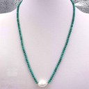 Colar feminino com pérola J188 3