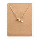 Colar feminino com signos do zodíaco 11