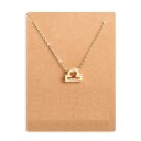 Colar feminino com signos do zodíaco 13
