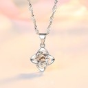 Colar Feminino com Trevo D422 5