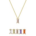 Colar feminino com zircão G635 1